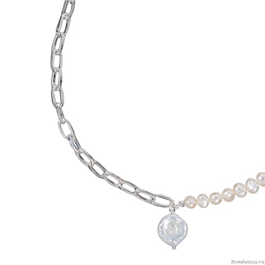 Колье Fiore Luna, Pearle Half Сarabiner, BL4504 S